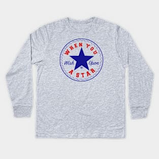 Wish Upon A Star Kids Long Sleeve T-Shirt